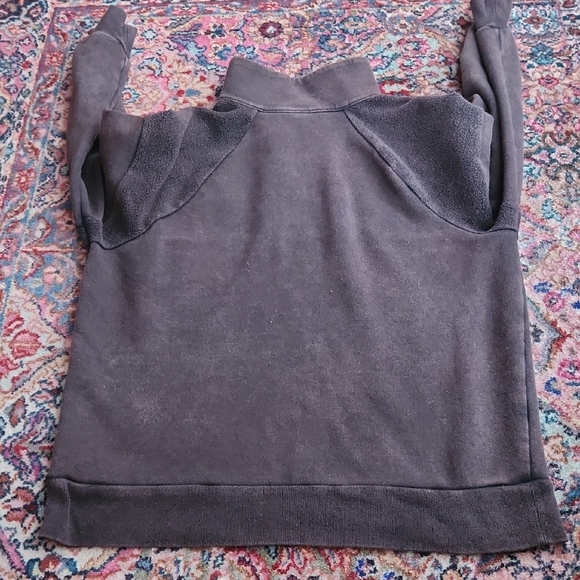 Wild Fable Women's Half-Zip Sweatshirt - Dark Brown - Picture 3 of 3